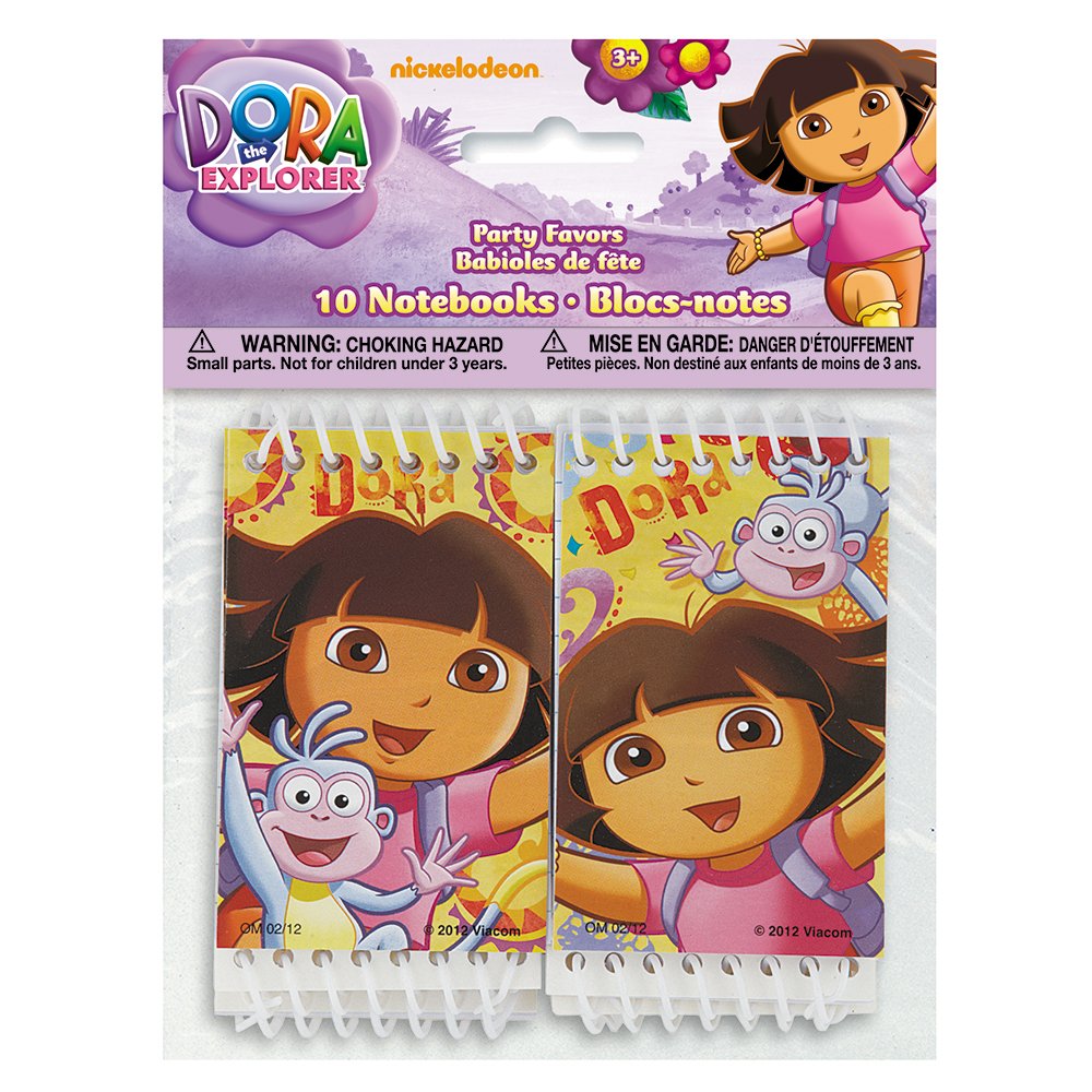 Dora The Explorer Notebooks  Mini Size, 10 Pcs