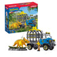 Schleich Dinosaurs, Dinosaur Toys For Kids, Dino Transport Mission Set With Dinosaur Truck And Triceratops Toy, 13 Pieces, Ages 4+
