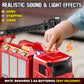 Lehoo Castle Fire Truck Toy with Rotating Ladder, Lights & Sounds, 3.84"x6"x10.8", Plastic, Perfect Gift for Boys Ages 2-5