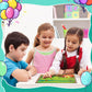 Zhanmai 4 Pcs Folding Blank Game Board (1 Single Fold Game Board) 18 x 18  DIY Make Your Own Blank for Family School Classroom DIY Activities