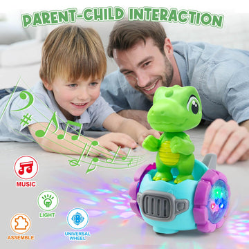 Britik Dinosaur Robot Toys For Boy 4-6 Years Old: Dinosaur Toys For Kids 3-5 Kids Toys Car Interactive Robot Toys For Kids 3-5 D