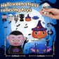 FauKait New 6 Packs-Halloween Squishies Toys Slow Rising, Gift Box Includes Pumpkin, Vampire,Black Cat,Mummy,Human Skeleton, Bat