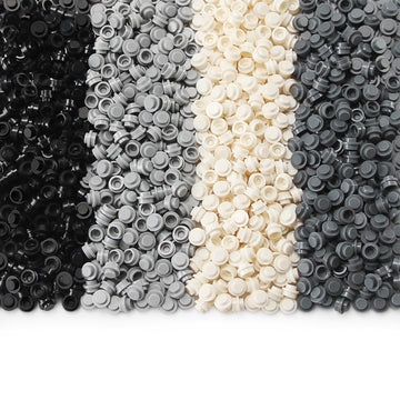 Feleph 1000Pcs Multicolored Round Plates 1X1 Building Blocks Moc 4 Colors Pieces Bricks Dots Bulk Studs Accessories Kit Compatible With Major Brand