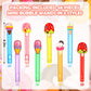 48 Pieces Mini Ice Cream Bubbles Wands Ice Cream Theme Party Favors Party Supplies Decorations For Kids Adults Goodie Bag Filler