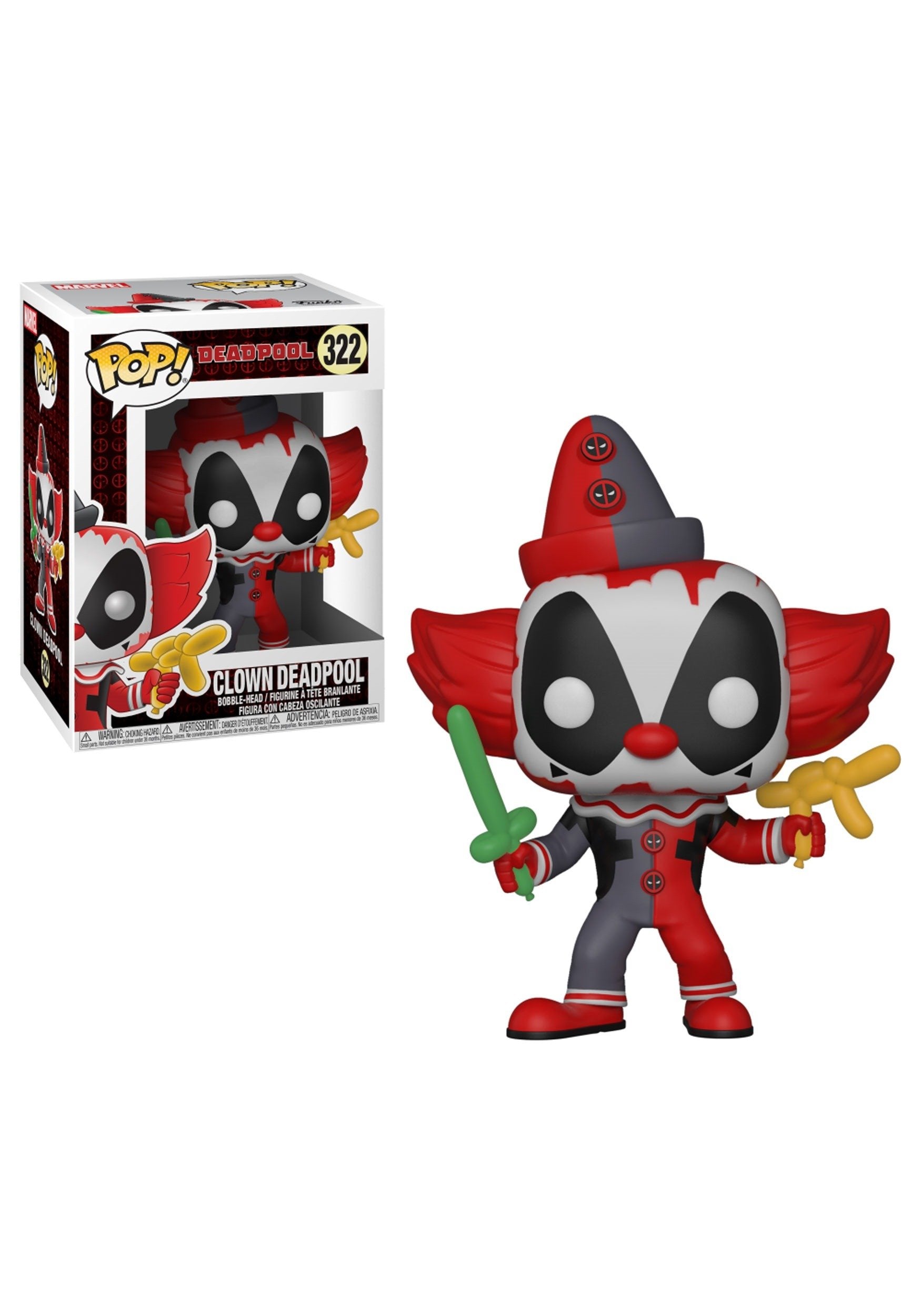Funko Pop! Marvel: Deadpool Playtime - Deadpool Clown