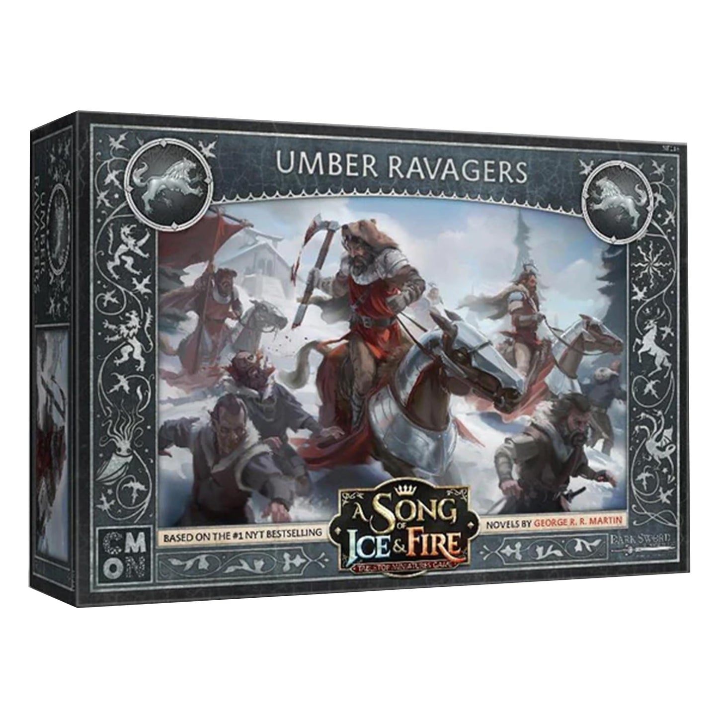 Cmon A Song Of Ice And Fire Tabletop Miniatures Gamehouse Umber Ravagers Unit Box - Swift And Merciless Cavalry! Strategy Game F