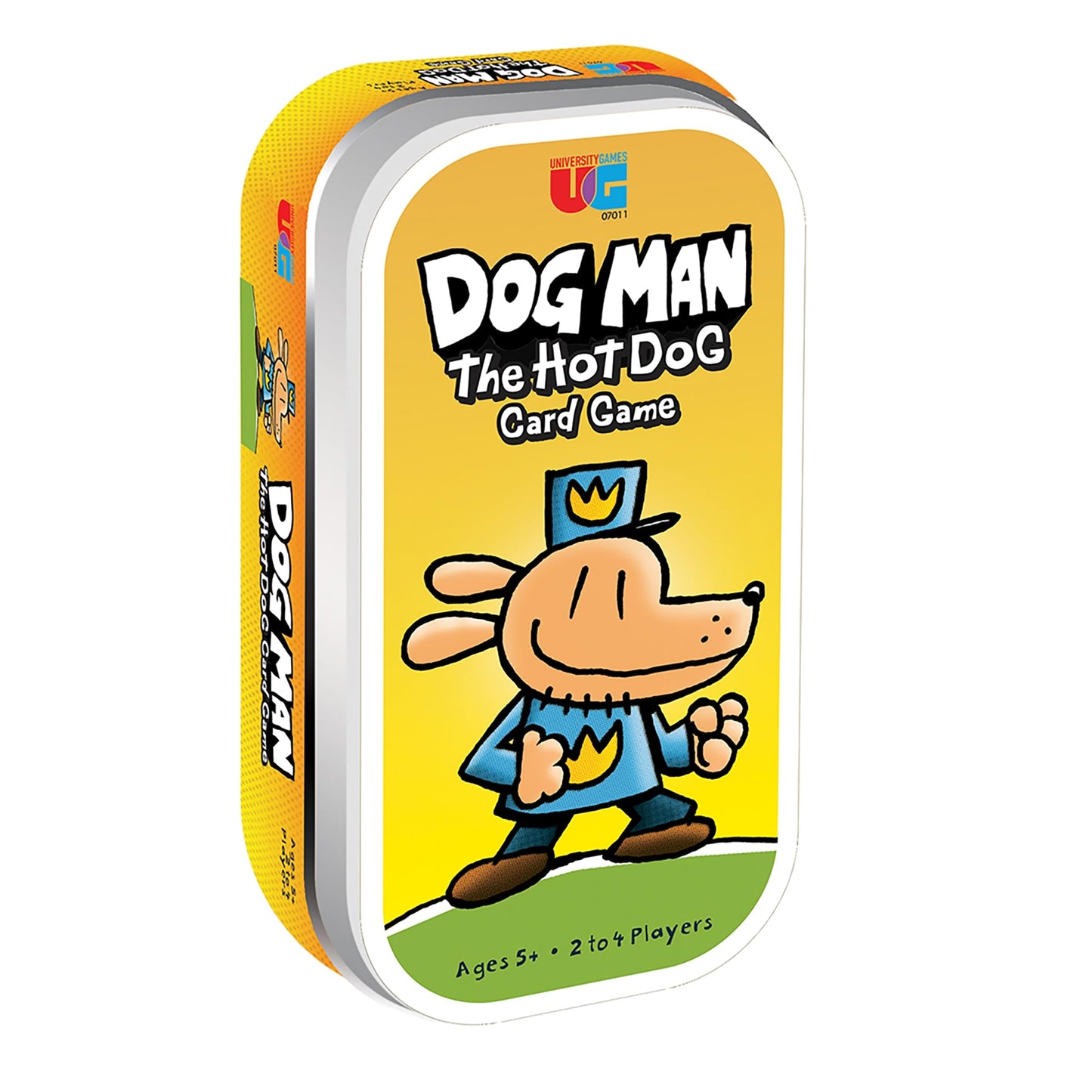 University Games Dog Man Hot Dog Card Game In A Tin , The Fast And Frenzied Collection Game For Kids Featuring Art From The Dog