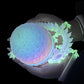 Flavery 3D Printed Dragon in Egg - Glow Rainbow - Flexible Crystal Dragon Inside, Colorful Fidget Toy, Birthday Gift, Desk Pet F