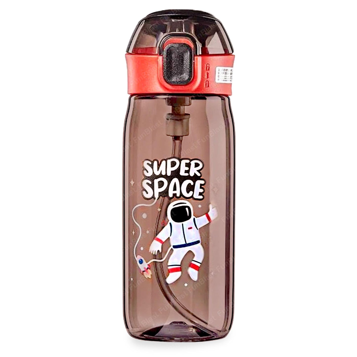 Funblast Cute Water Bottle With Sipper, Water Bottle For Kids, Sipper Bottle For Kid - Anti-Leak Cartoon Kids Water Bottle For K