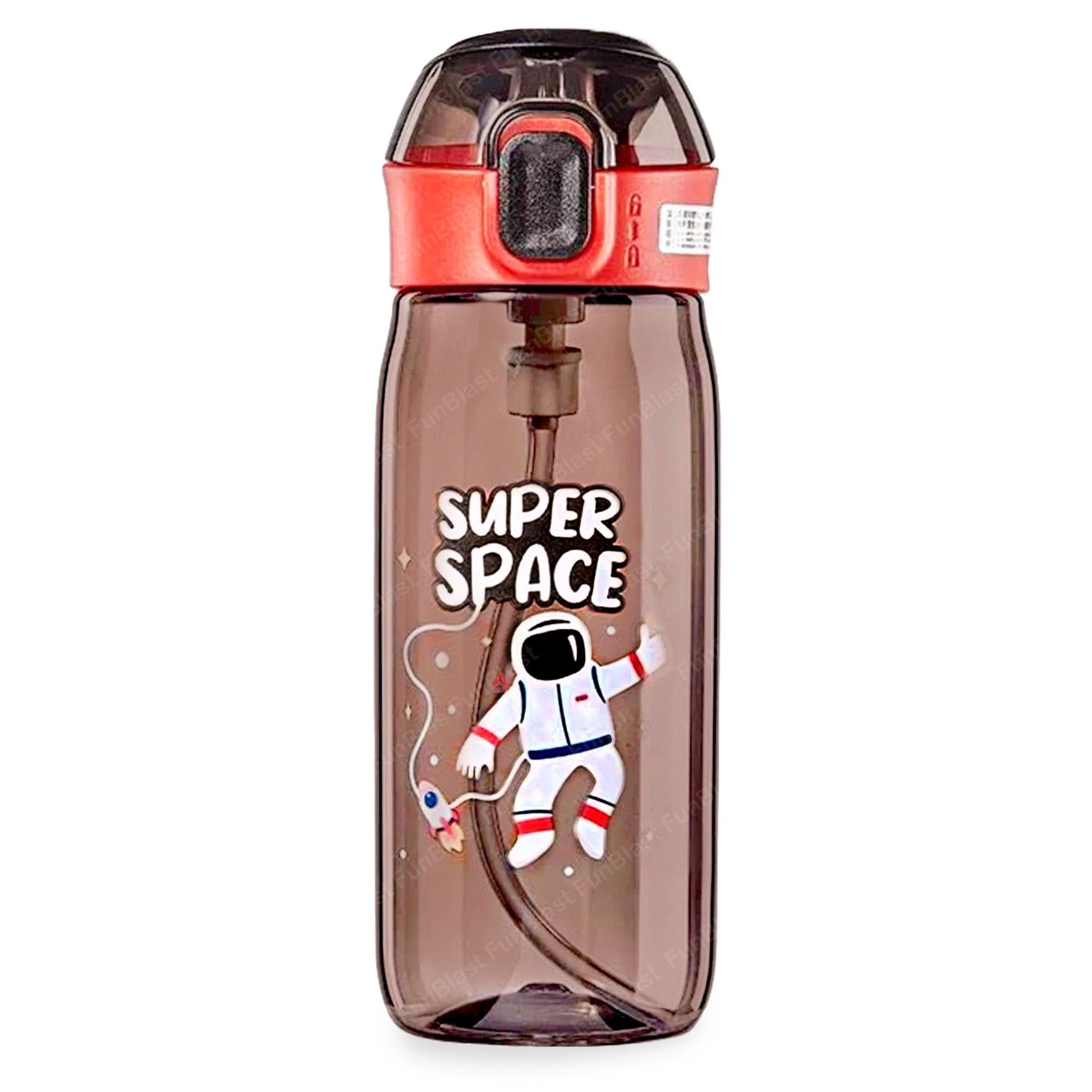 Funblast Cute Water Bottle With Sipper, Water Bottle For Kids, Sipper Bottle For Kid - Anti-Leak Cartoon Kids Water Bottle For K