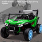 OTTARO 24V XXXL Ride on Cars 2 Seater  Electric Cars Vehicles for Big Kids  4WD Ride on UTV Truck w/Remote Control  25 Spacious Seat  2 Safety Belts  Bright Light  Music Player Bluetooth(Green)