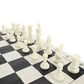 We Games Color Bright Plastic Staunton Tournament Chess Pieces With 3.75 In. King - Half Chess Set Of Chess Pieces Only, White