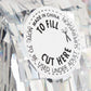 Small Holographic Silver Foil Number 0 Pinata For Kids Birthday Party Decorations (15.7X9X3 In)