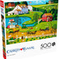 Buffalo Games - Charles Wysocki - Jolly Hill Farms - 500 Piece Jigsaw Puzzle For Adults -Challenging Puzzle Perfect For Game Nights - Finished Size Is 21.25 X 15.00 -Like New