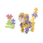 PLUS PLUS 240 Piece Interlocking Building Blocks for Kids, Open Ended Connecting Toys, STEM Bin Mini Manipulatives - Pastel Mix