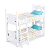Melissa & Doug Mine To Love Wooden Play Bunk Bed For Dolls Up To 18 Inches-Stuffed Animals - White (2 Beds, 17.4   H X 9.1   W X