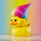 Tubbz Boxed Edition Rainbow Troll Collectible Vinyl Rubber Duck Figure - Official Trolls Merchandise - Fantasy Nostalgia Movies,
