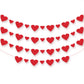 KatchOn, Red Valentines Day Garland - Pack of 40 | Felt Heart Garland for Valentines Day Decorations | Valentine Garland, Galent