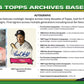 2024 Topps Archives Baseball Trading Card Blaster Box (4 Exclusive Black Parallels Per Box)