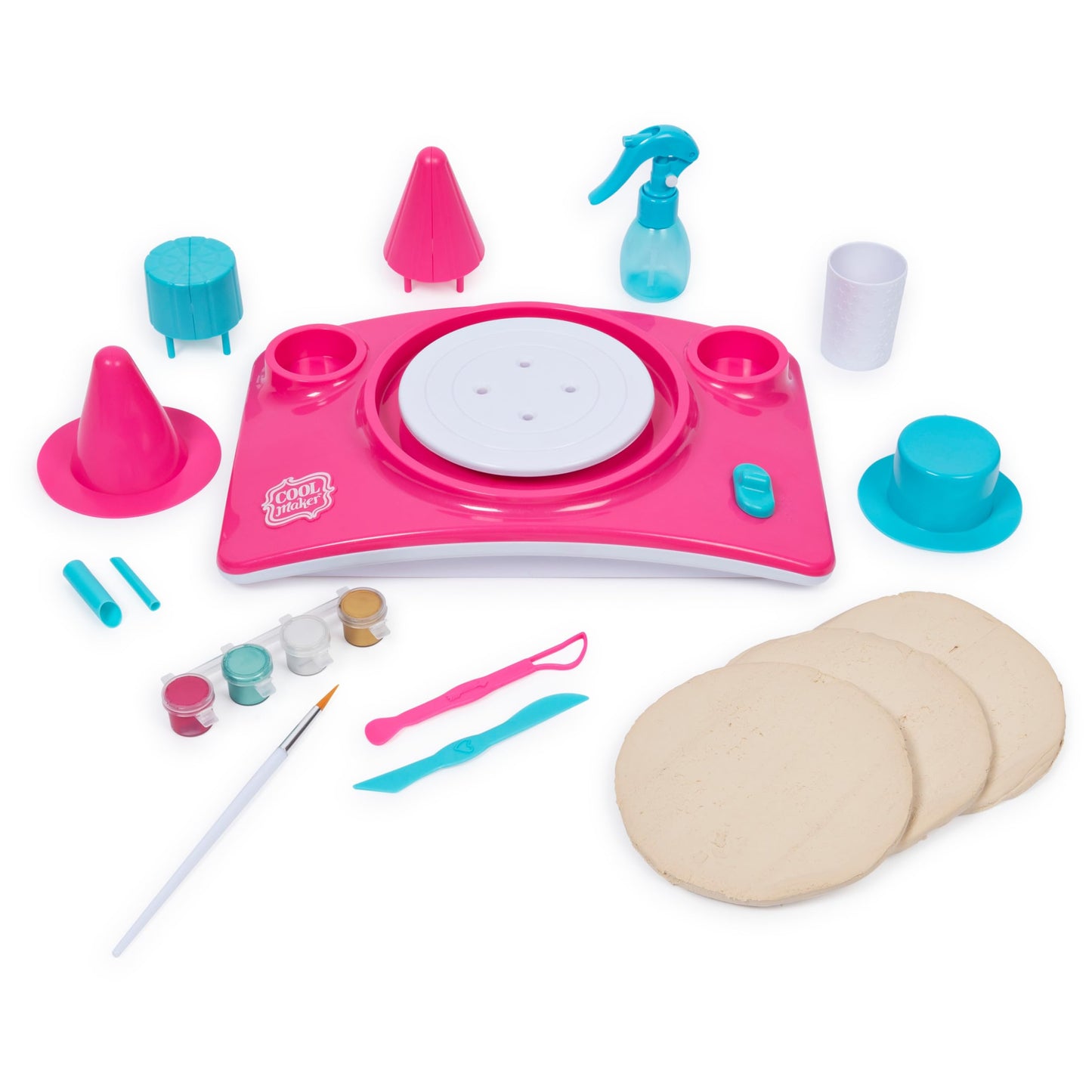 Cool Maker - Pottery Studio, Clay Pottery Wheel Craft Kit for Kids Age 8 and Up