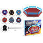 AIBREAY Bey Battling Top Stadium Set - 6 Metal Fusion Tops, 2 Launchers, Plastic, Ages 6+