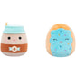 Squishmallows Original 8-Inch Hautely Coffee Cup And Erissa Toaster Pastry Flipamallows - Official Jazwares Plush