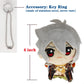 Kooliya Small Size Genshin Impact Figure Plush Doll - Razor (4 Inch), Keychain Anime Figure Soft Stuffed Gift For Game Fans (Raz