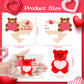 Mgparty 24 Pack Valentine Day Mochi Squishies Toys With Gifts Cards For Kids Kawaii Mochi Valentines Stress Relief Fidget Toys C