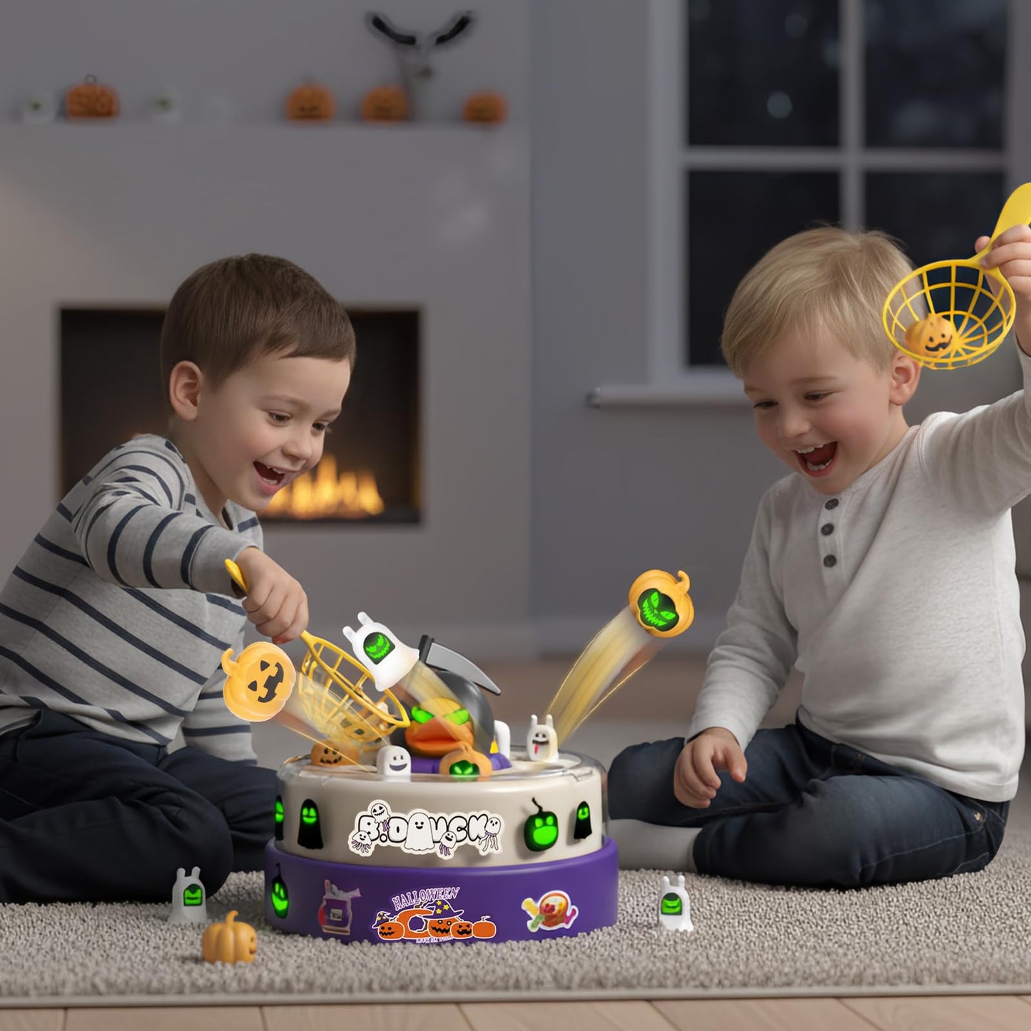 BLF FUN B.Duck Games for Kids 4-6, Bounce and Catch Duck Toys for Toddlers 3-5, Kids Family Board Game, Christmas Birthday Gifts