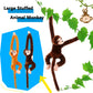 6 Pack Monkey Stuffed Animal Plush - 24 Inch Hanging Monkey Toy for Birthday Animal Party Favor