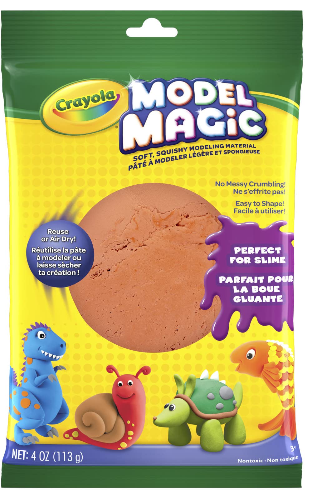 Crayola Model Magic, Terra Cotta, 4 Ounce, Lightweight Modeling Material For Kids 4 & Up