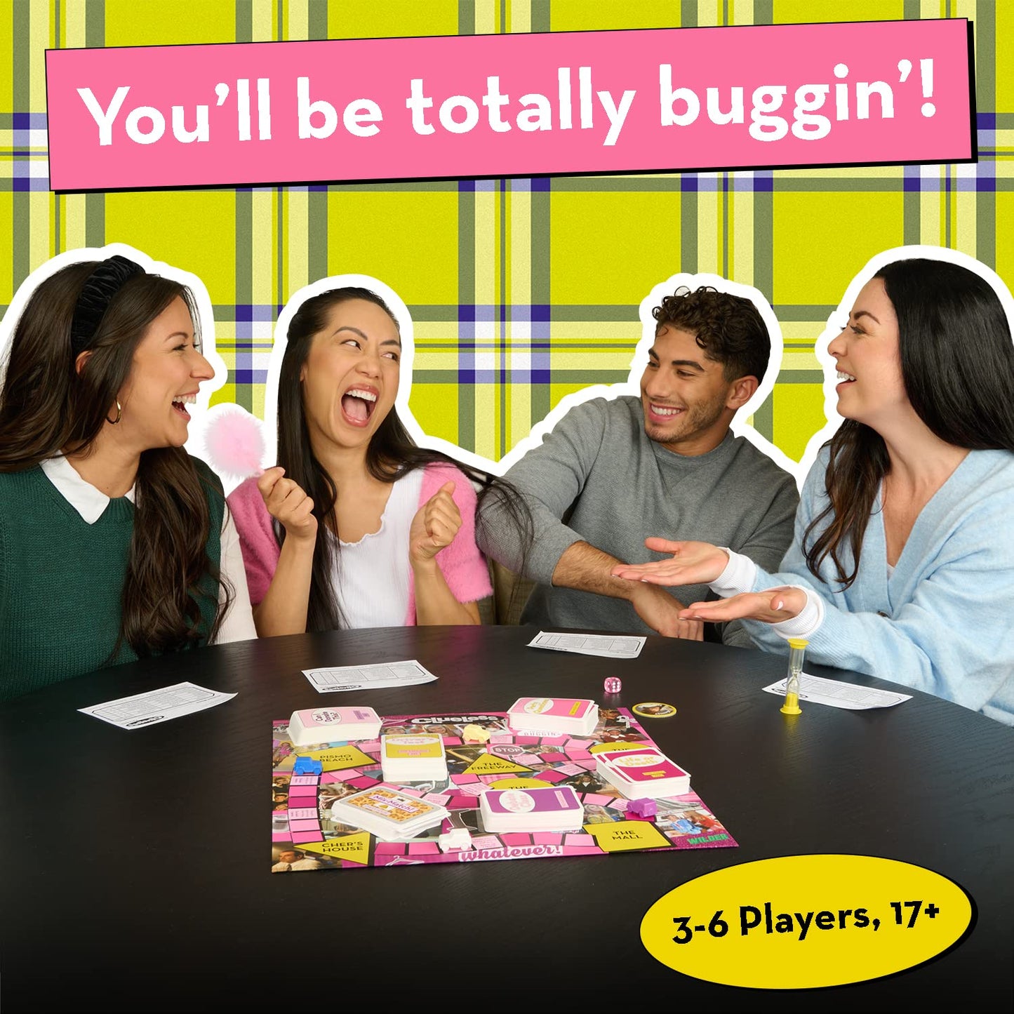 Clueless Clueless Party Game - Ugh as if! Edition - Board Game for Adults - Multicolored - Model WILD-472 - Fun for Parties