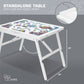 Jumbl 1000-Piece Puzzle Table W/Cover | 23” X 31” Jigsaw Puzzle Board W/Legs 6 Removable Storage & Sorting Drawers | Smooth Plateau Fiberboard Work Surface & Reinforced Hardwood | For Games & Puzzles