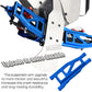 Rcarmumb Upgrades Part for 1/10 Rustler 4x4 VXL/Rustler 4x4,Alloy Shock Tower Set, Front Rear Suspension Arm,Steering Blocks,Cas