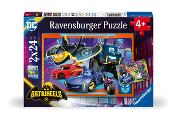 Ravensburger Batwheels 2X24 Piece Jigsaw Puzzle For Kids - Every Piece Is Unique, Pieces Fit Together Perfectly