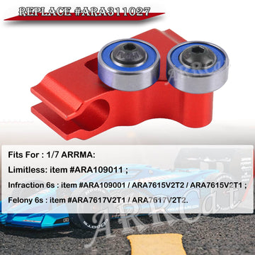 Arrcat Rc Upgrades Part For 1/7 Arrma Limitless Infraction Felony (Ara109011/Ara109001/Ara7615V2/Ara7617V2) Rc Car,Center Drives