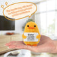 Toymis Positive Crochet Duck, Motivational Wool Handmade Duck Knitted Duck Positive Pocket Crochet Animal Crocheted Duck Doll Fo