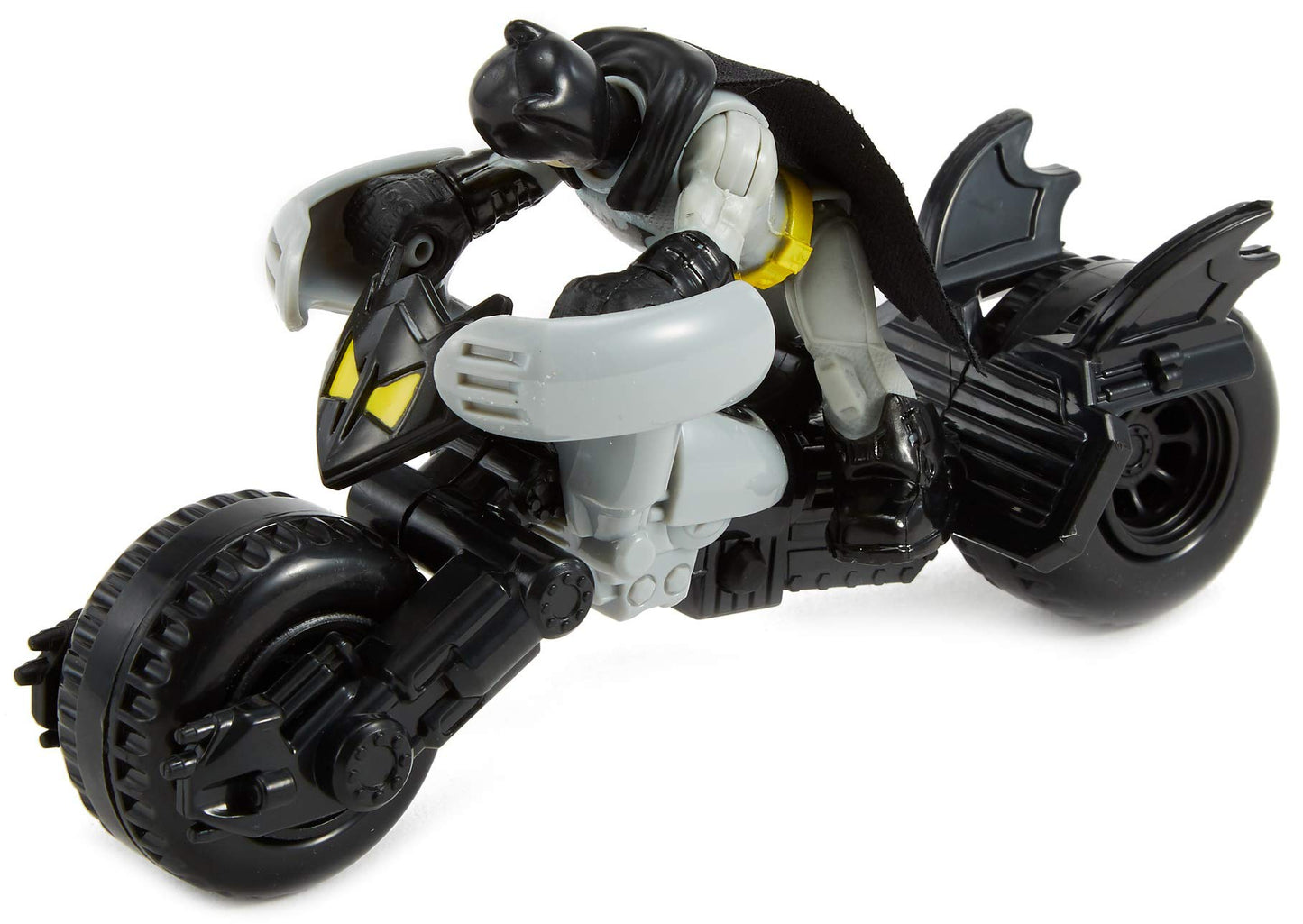 Fisher-Price Fwk36 Imaginext Dc Super Friends Batman& Batpod Figure, Multicolor