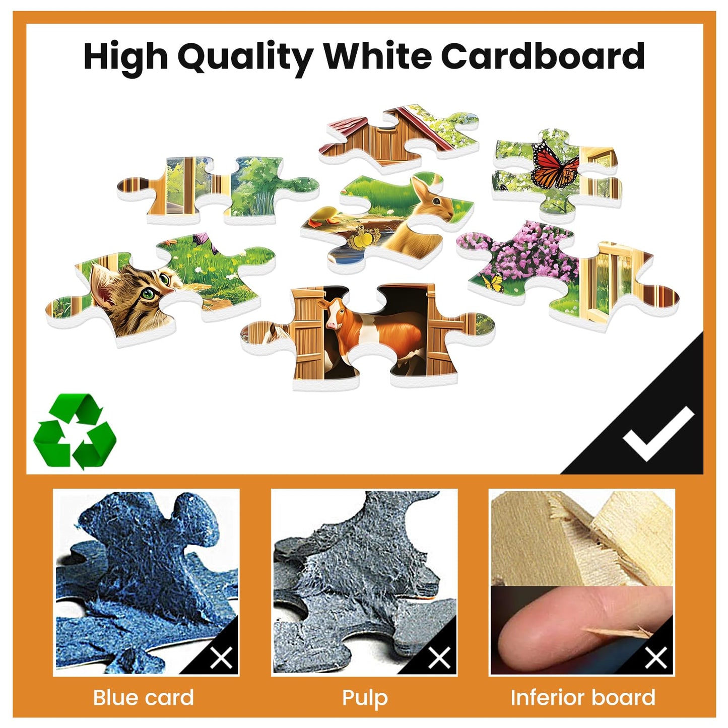 500 Piece Puzzles for mature-themeds Funny Cat Animal Jigsaw Puzzles 500 Pieces mature-themed Puzzles Pet Lover Family Challenging Game Gift for Friends 20.5x15IN