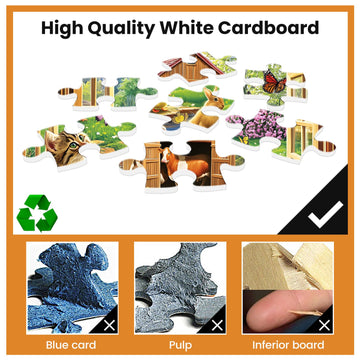 500 Piece Puzzles for mature-themeds Funny Cat Animal Jigsaw Puzzles 500 Pieces mature-themed Puzzles Pet Lover Family Challenging Game Gift for Friends 20.5x15IN