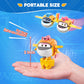 Super Wings Transformable Toys, 2 in Tiki Robot Transforming Action Figures, 2-in-1 Mode Robot Toys for Boys Girls 4-6 6-8, Fun