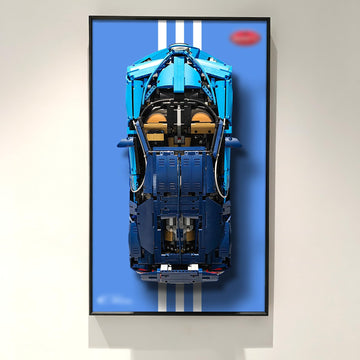 Wetceaom Display Wallboard For Lego Technic Ferrari Sf-24 F1 42207, Compatible With Ferrari F1 Car Display, Gift Ideas For Lego