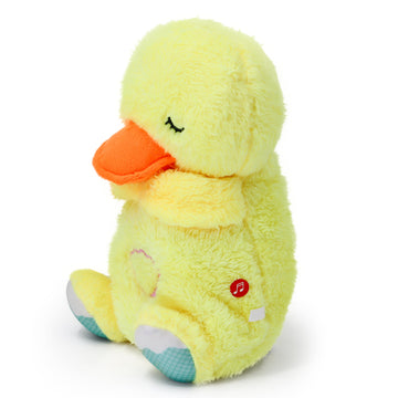 Heartbeat Stuffed Animal Baby Sleep Soother - Plush Toy With Calming Light, White Noise, Shush & Mothers Heartbeat For Newborns,