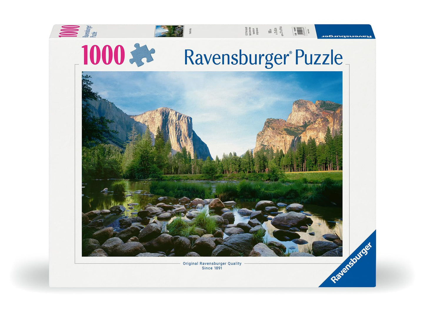 Ravensburger Yosemite Valley - 1000 Piece Jigsaw Puzzle for mature-themeds | Unique Piece Design | Softclick Technology | Ideal Gift for Puzzle Enthusiasts | Pack of 1