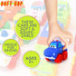 Big Mo's Toys Soft Rubber Baby Cars Set - 12 Multicolor Small Vehicles for Toddlers and Babies