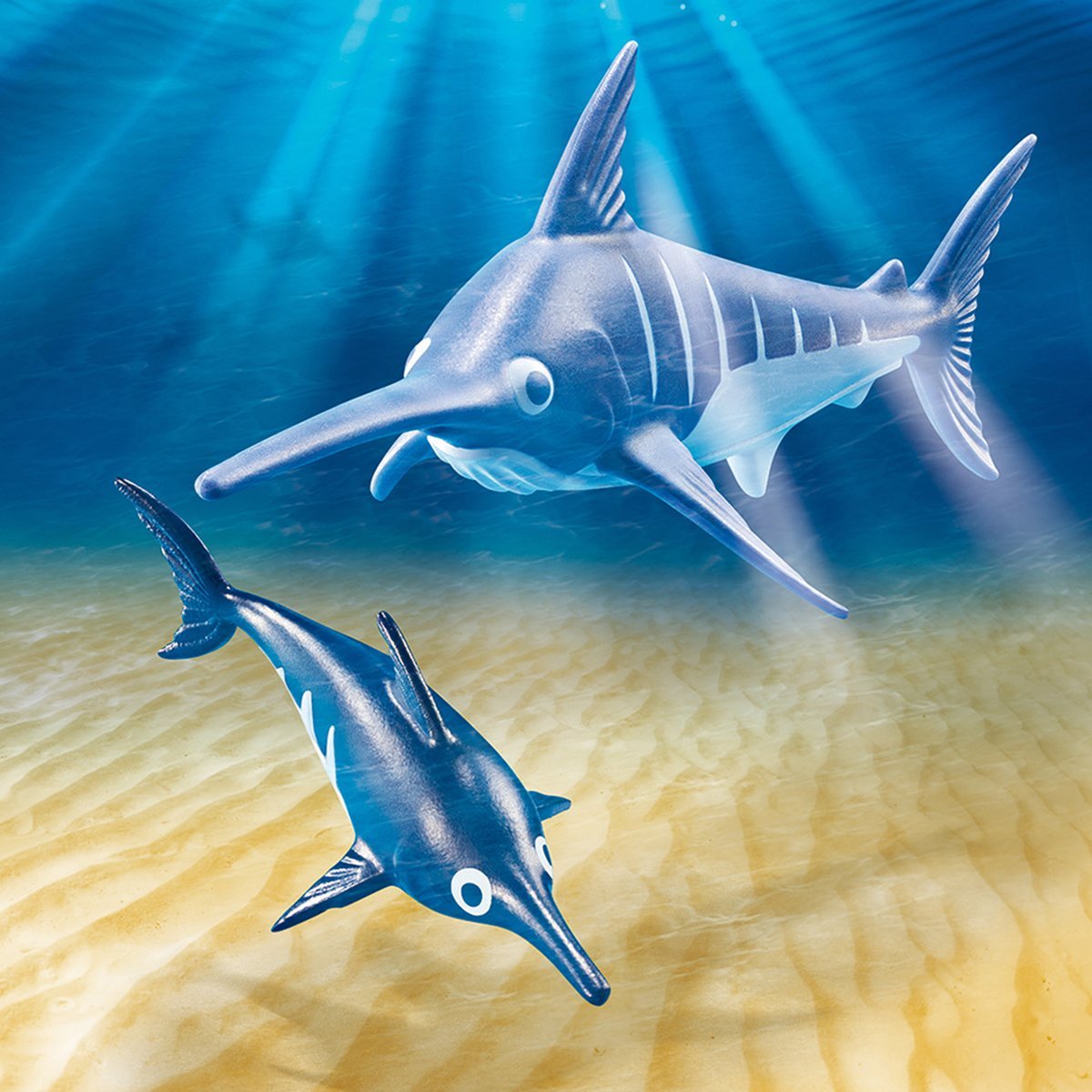 PLAYMOBIL Swordfish with Baby Building Set