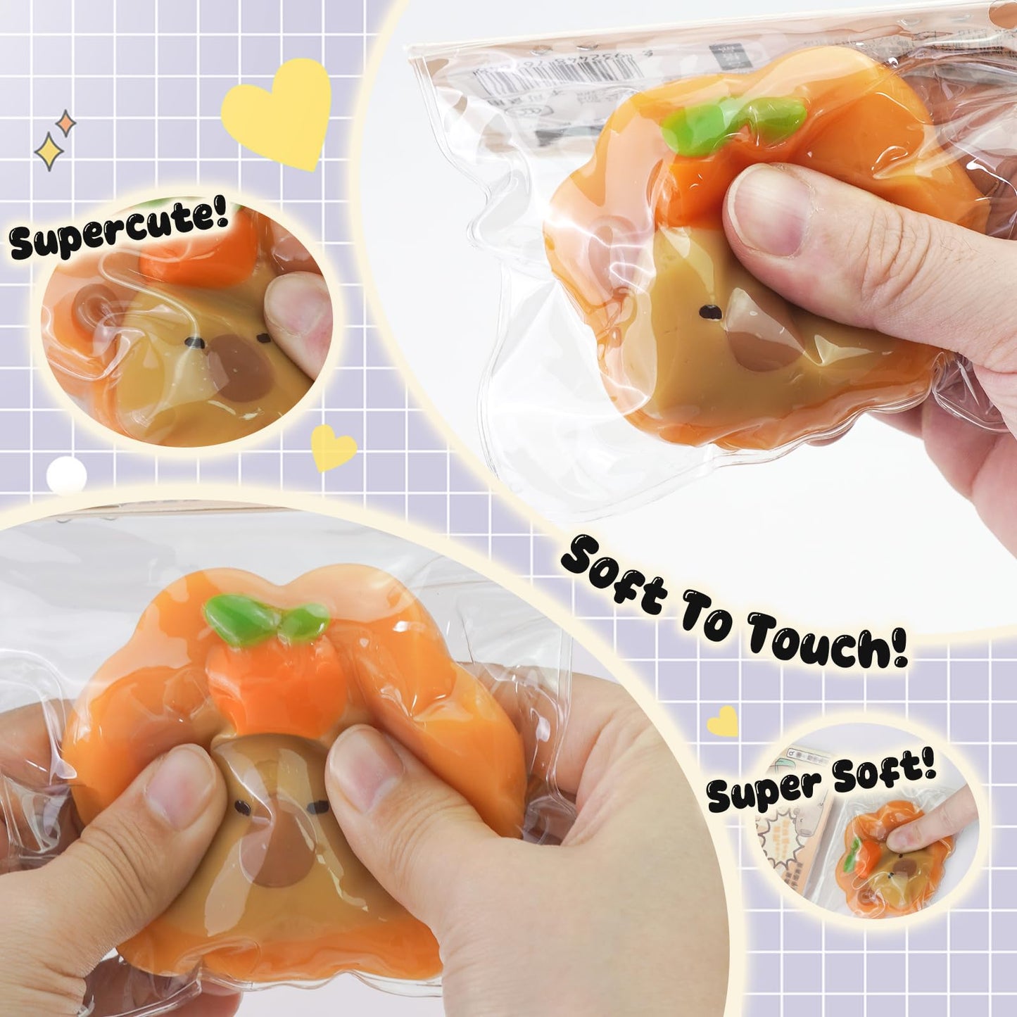 Taba Squishy Toys  Cat Paw Cute Kawaii Squeeze Toys  Sticky Squishy Fidget Toys Silicone Squeeze Toy for Stress Relief Cute Soft Toys Best Gift for Anniversary (catpaw)