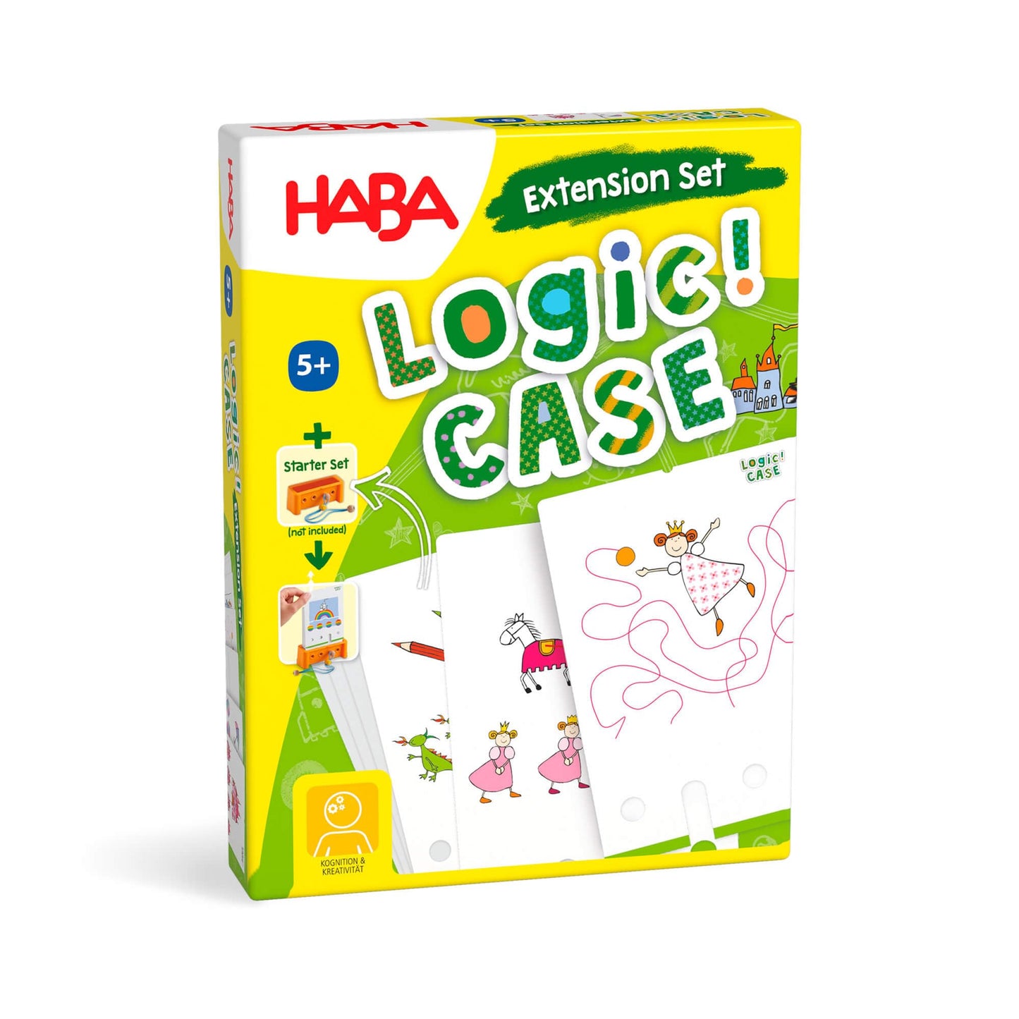 Haba Logic Case Extension Set: Princesses - Ages 5+ Gifts For 5 Year Old Girls, Learning Toys, Puzzle & Card Games For Kids, Tra