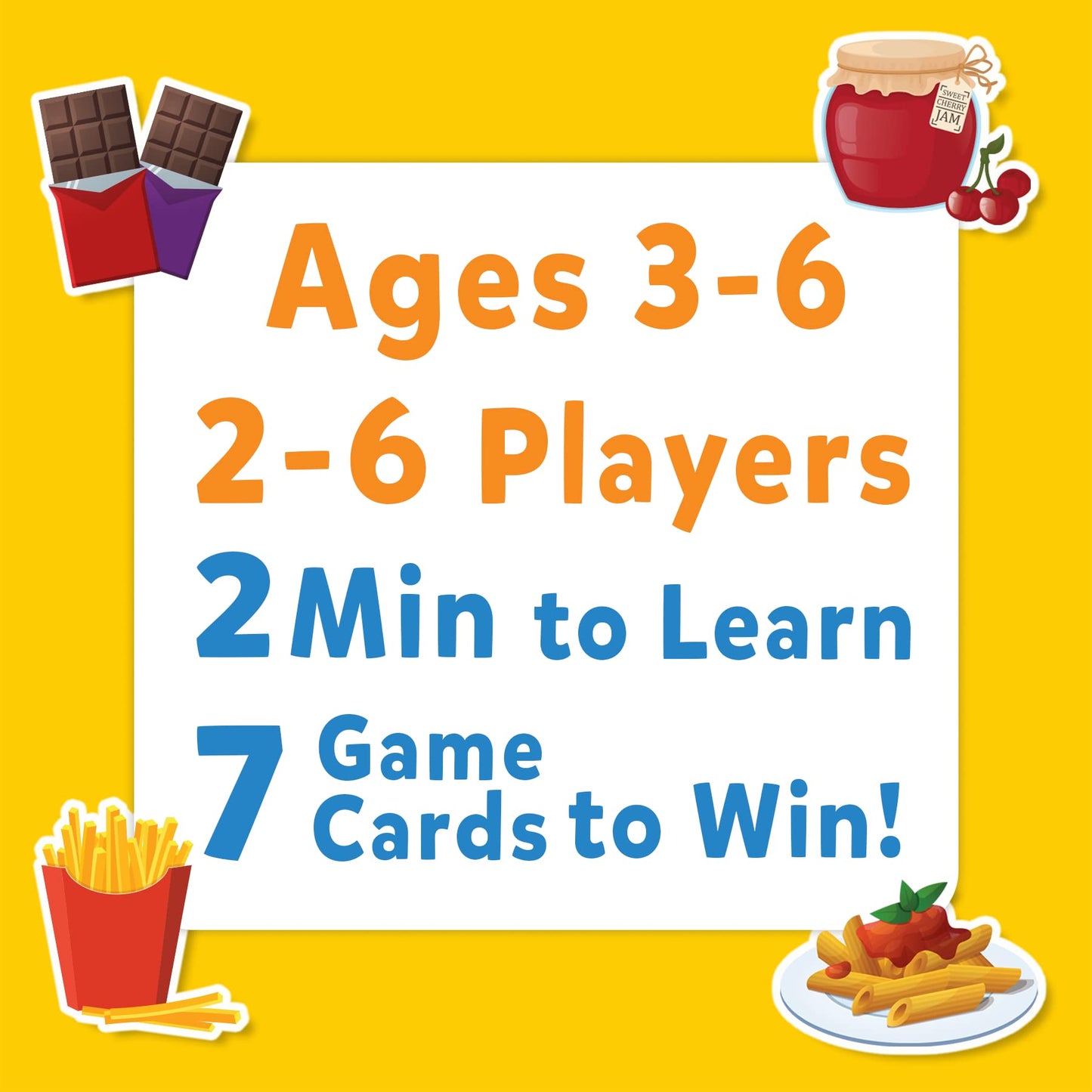 Skillmatics Card Game - Guess In 10 Junior Food We Eat For Kids, Boys, Girls, And Families Who Love Board Games And Educational Toys, Travel Friendly, Gifts For Ages 3, 4, 5, 6