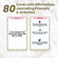 Life Sutra Self-Care: 80 Affirmation Cards, Journaling Prompts And Activities. Designed By A Psychologist. A Unique Gift For Stress Relief & Mindfulness For Women'S And Men'S Wellness.